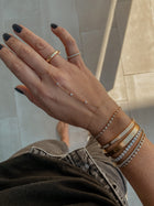 Trio Diamond Finger Bracelet