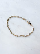 Diamond Bezel Chain Bracelet