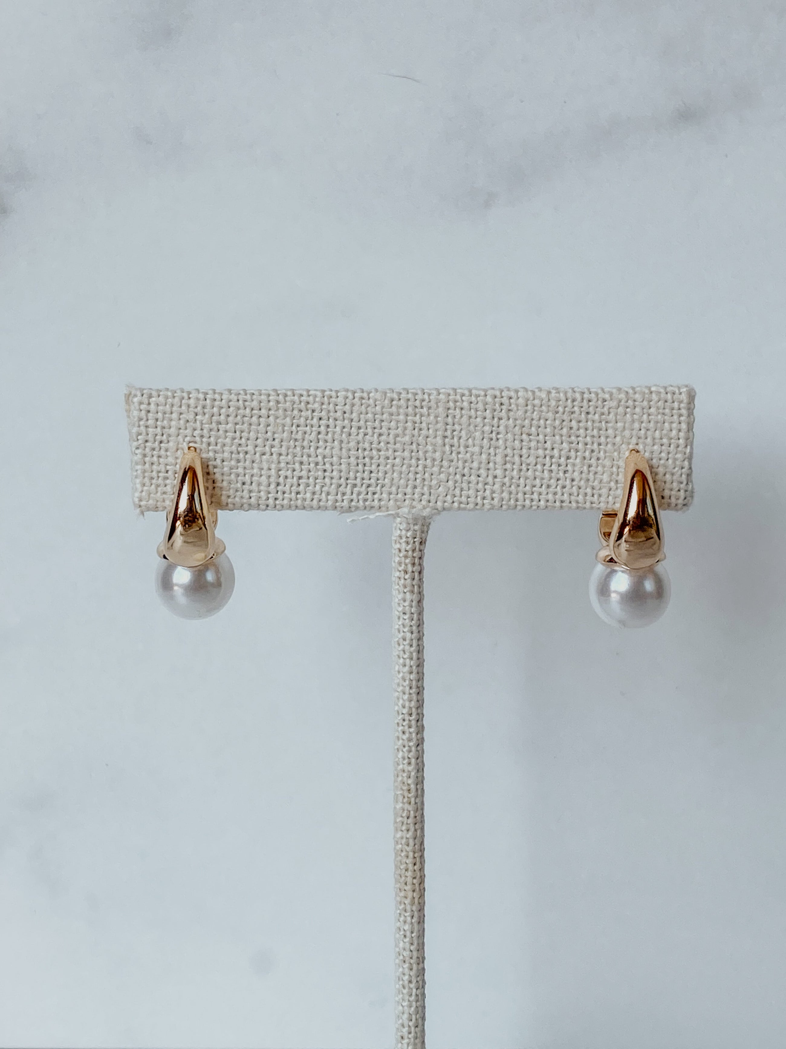 Mother of Pearl Hoops