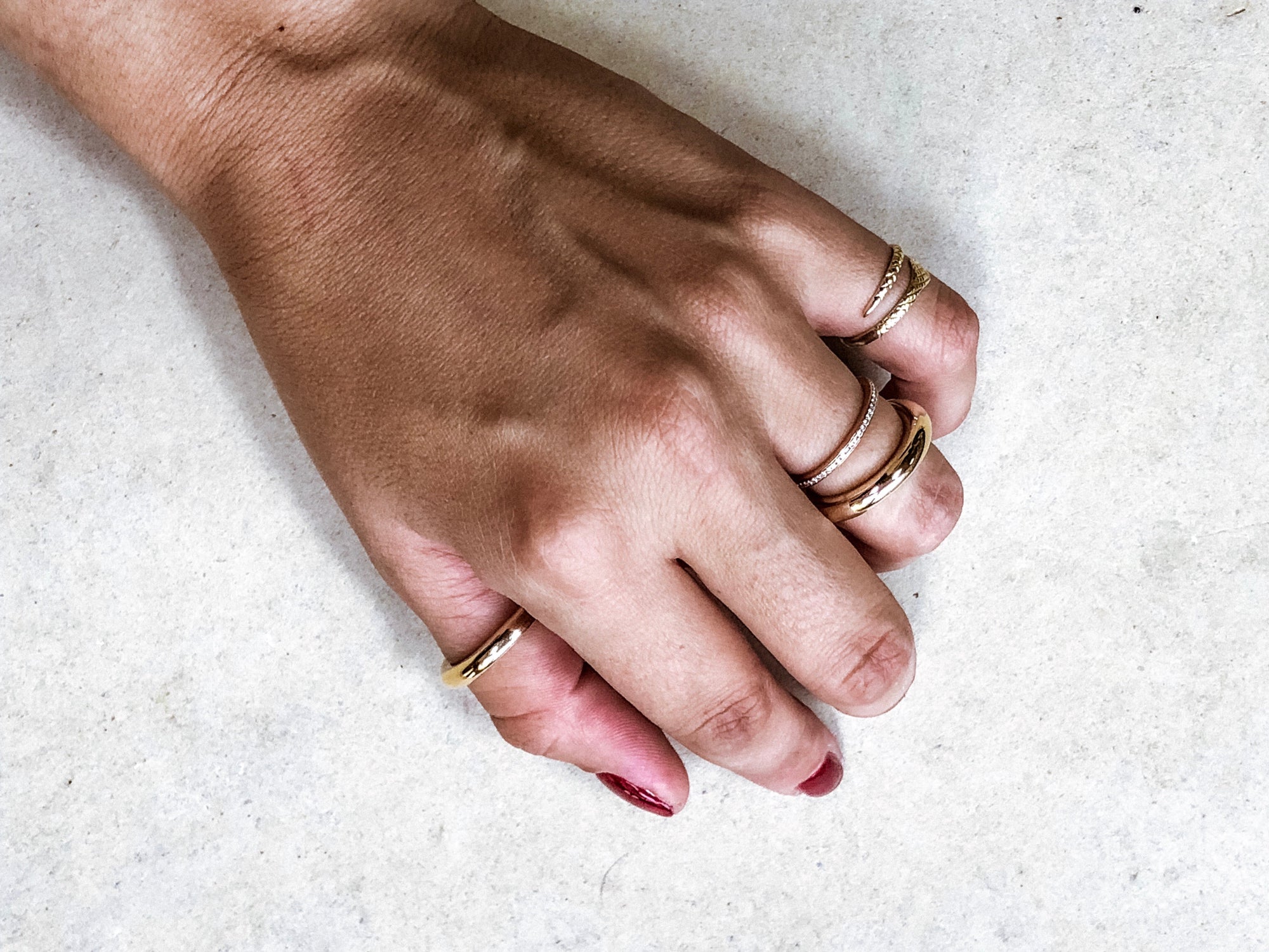 Golden Donut Ring