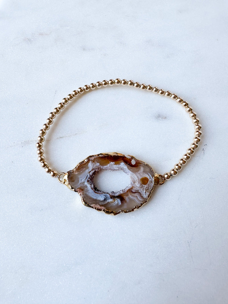 New Agate Druzy Bracelet