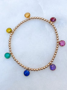 Rainbow Drop Bracelet