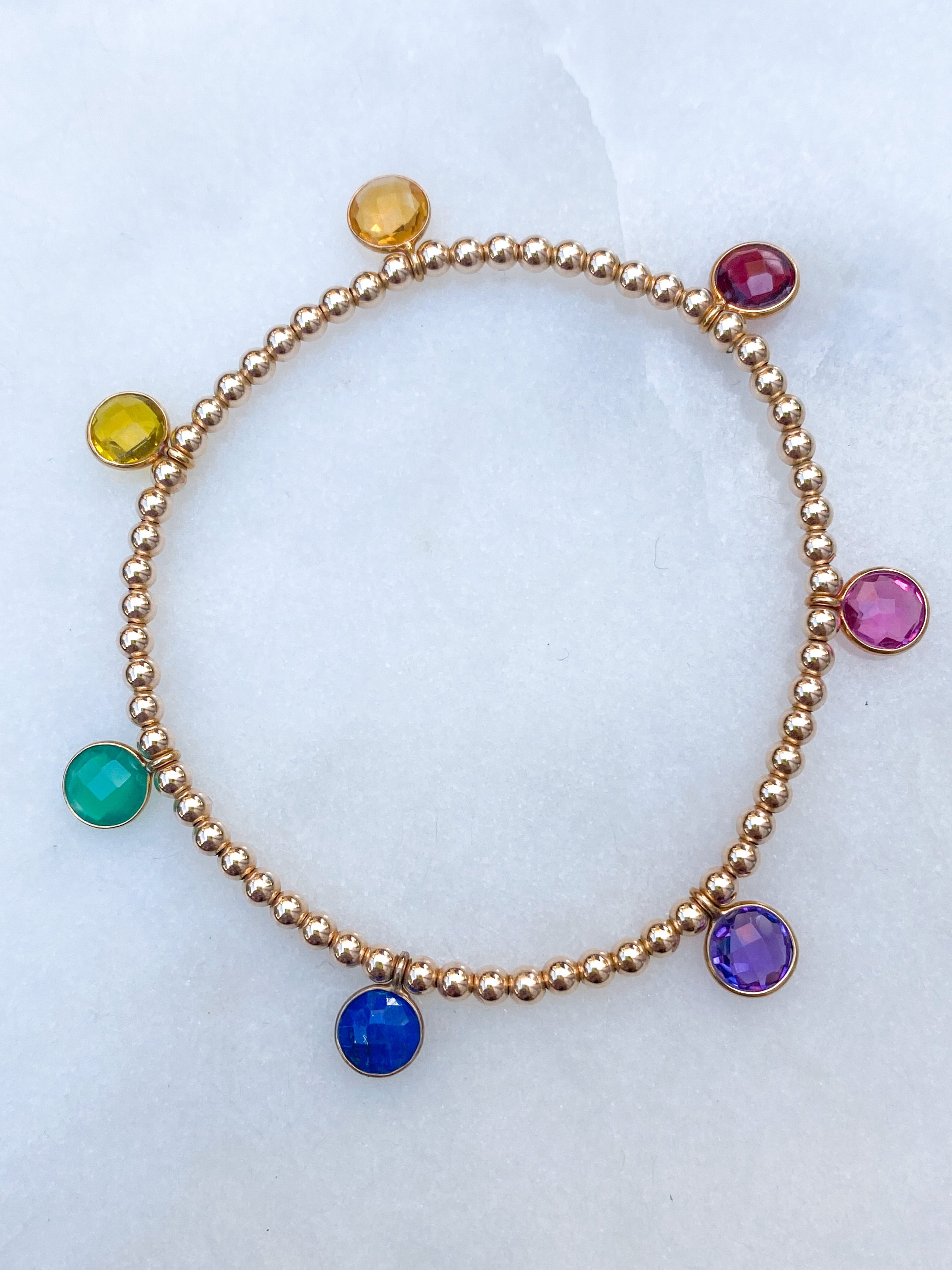 Rainbow Drop Bracelet
