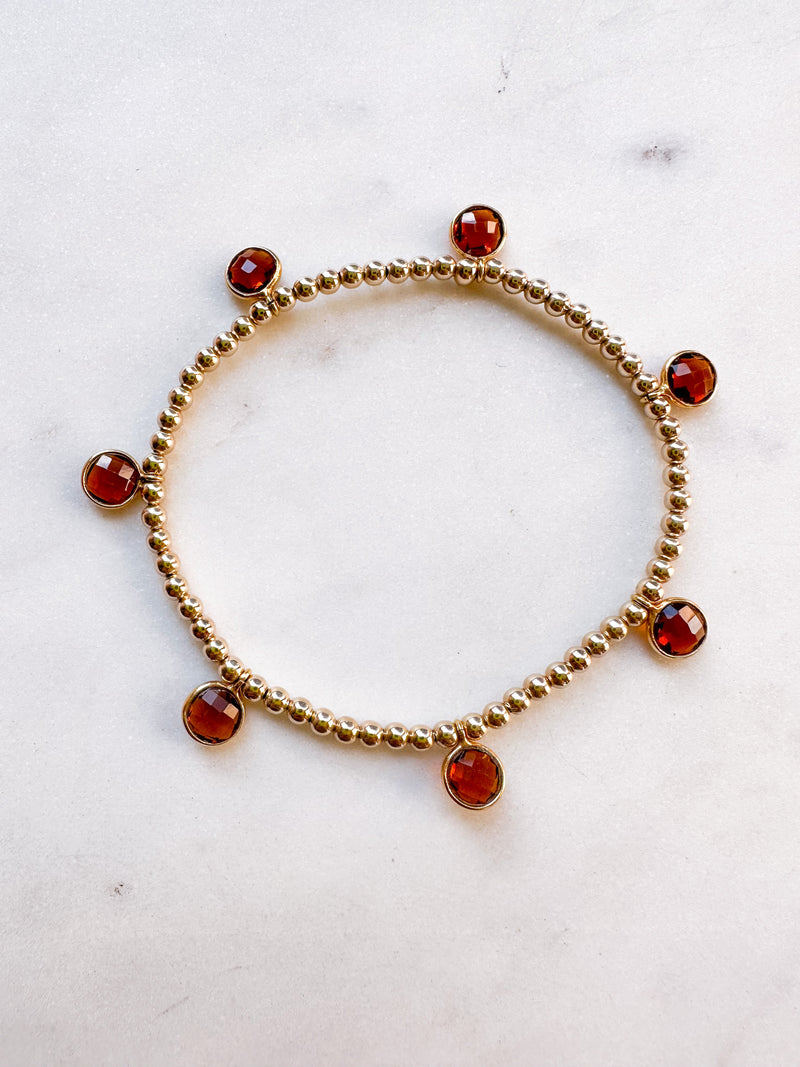 Chocolate Drop Bracelet