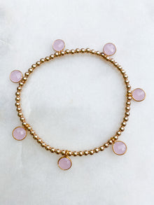 Pink Drop Bracelet