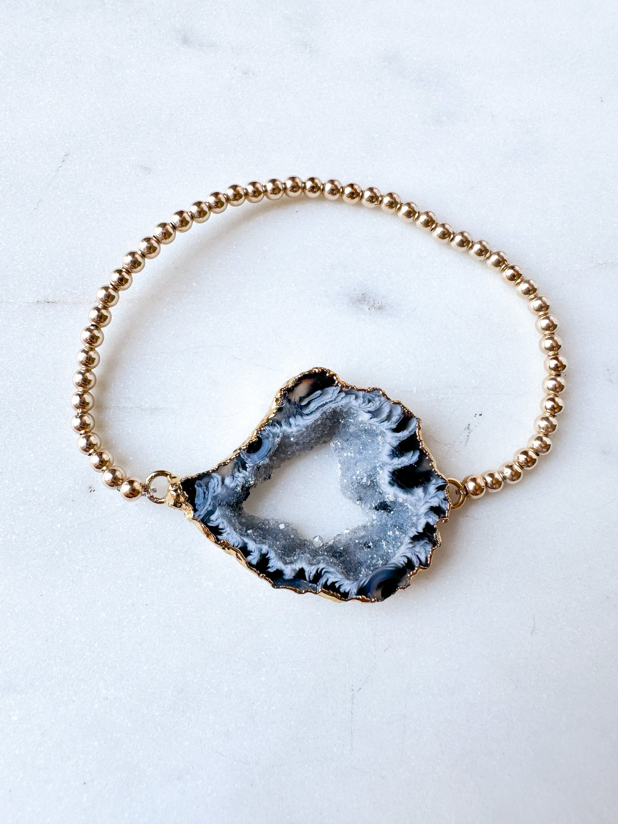 New Agate Druzy Bracelet