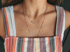 Puffy Gold MAMA Necklace