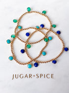 Lapis Drop Bracelet