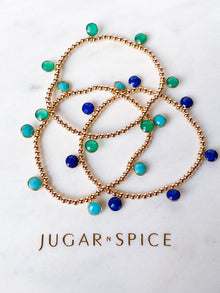 Lapis Drop Bracelet