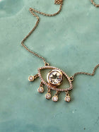 Diamond Eye Shaker Necklace