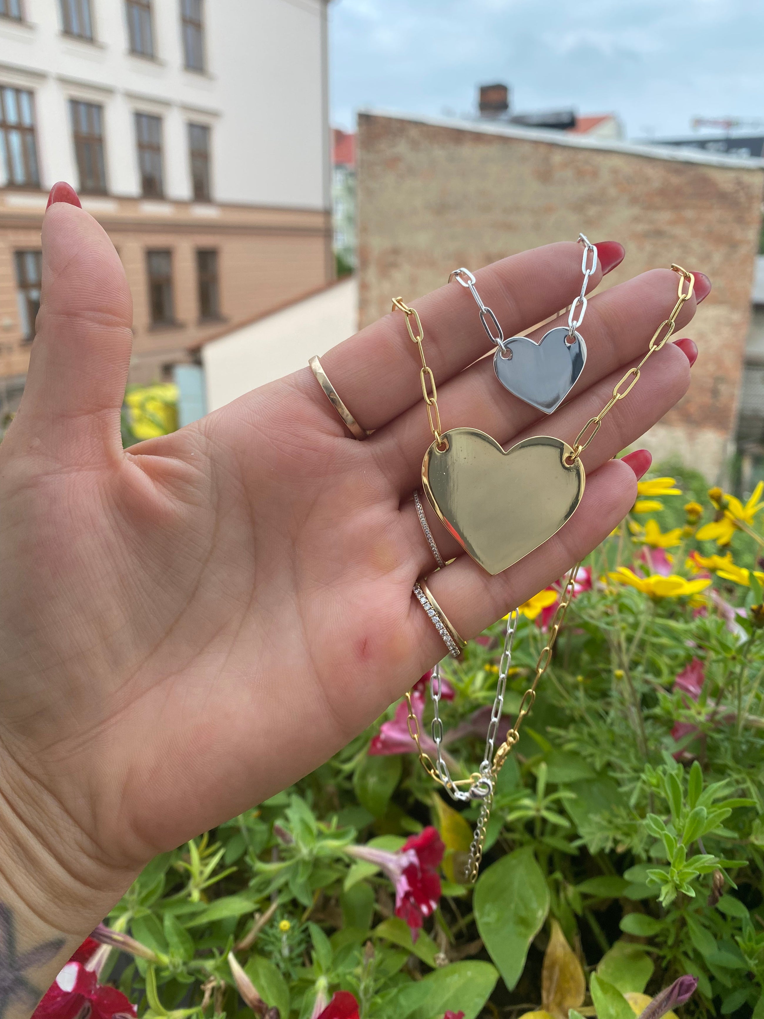 Silver Heart Necklace