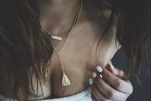 Custom 3D Gold Nameplate Necklace