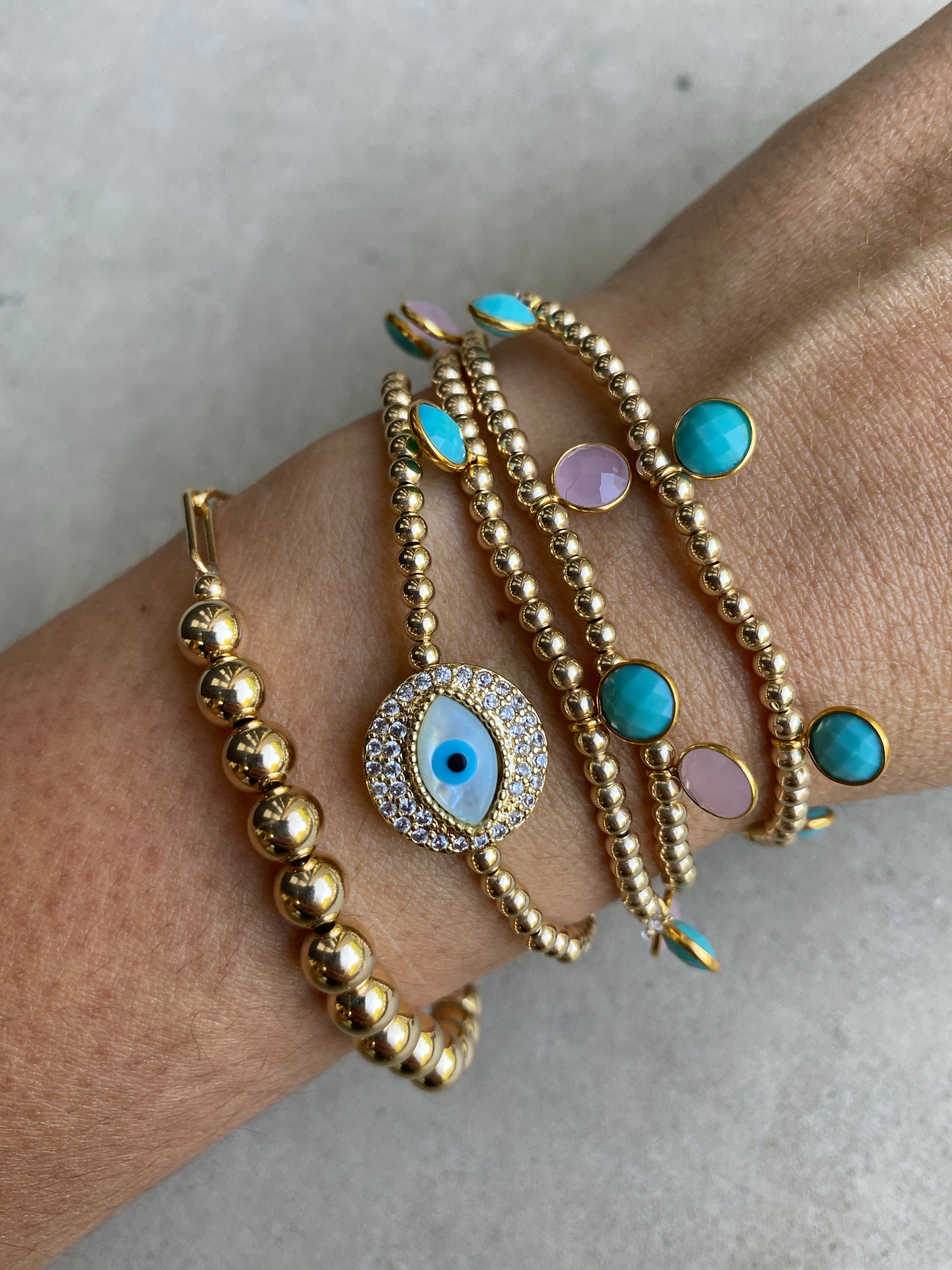 Pink Drop Bracelet