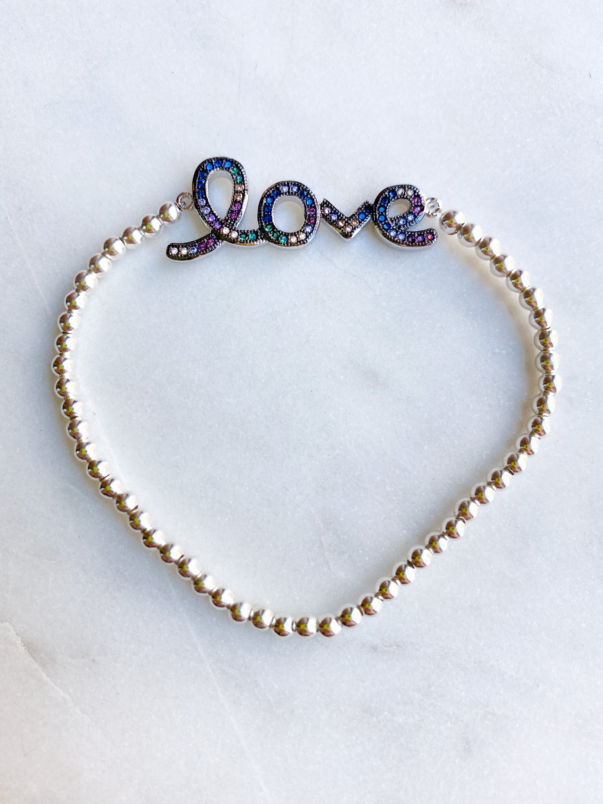 Rainbow LOVE Bracelet
