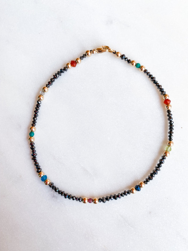 Rainbow Black Diamond Bracelet