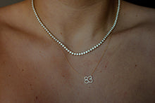 Custom Diamond Number Necklace