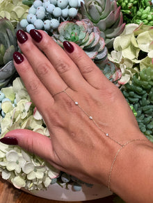 Trio Diamond Finger Bracelet