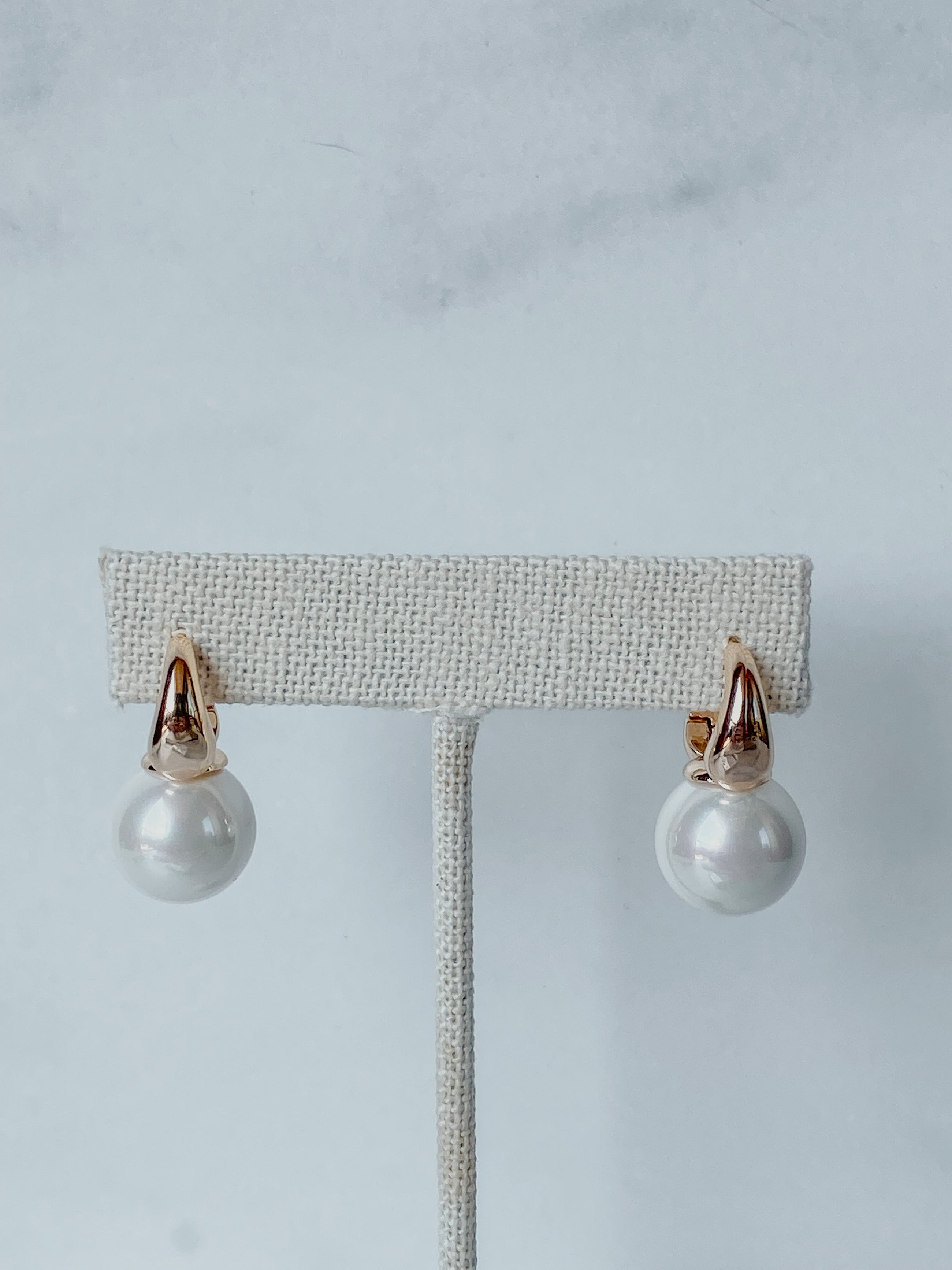 Mother of Pearl Hoops