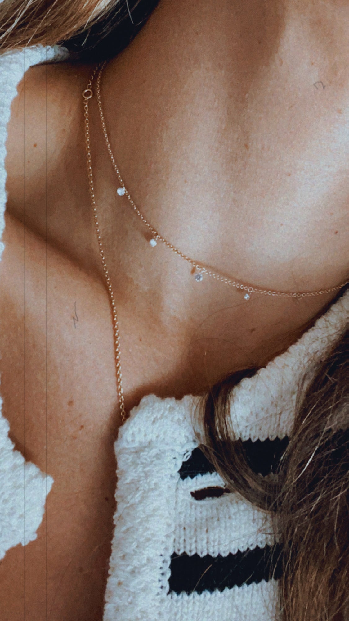 Floating Diamond Necklace