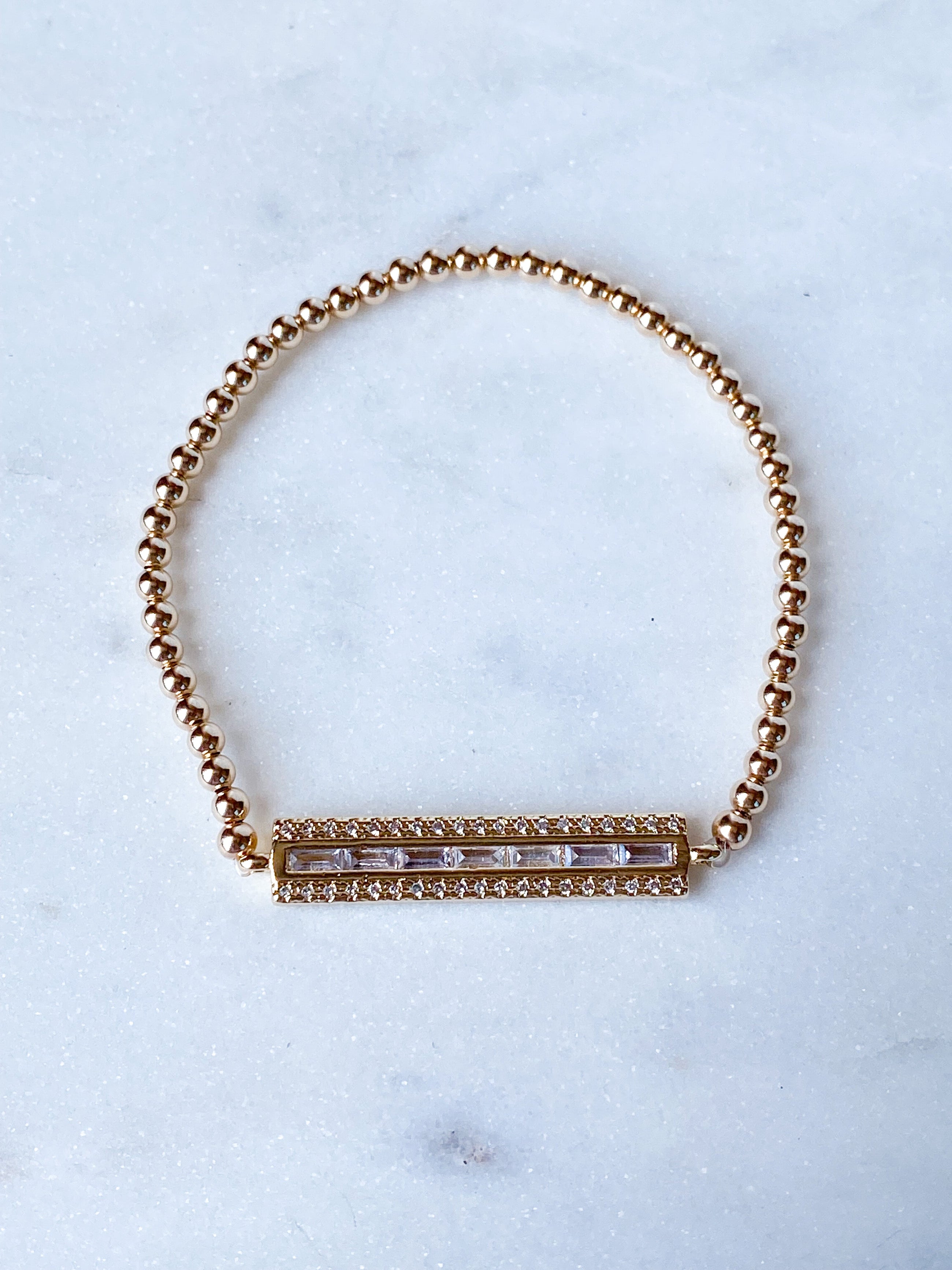 Crystal Bar Bracelet