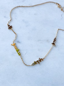 Four Name Necklace