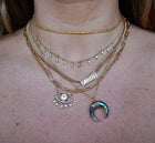 Diamond Eye Shaker Necklace