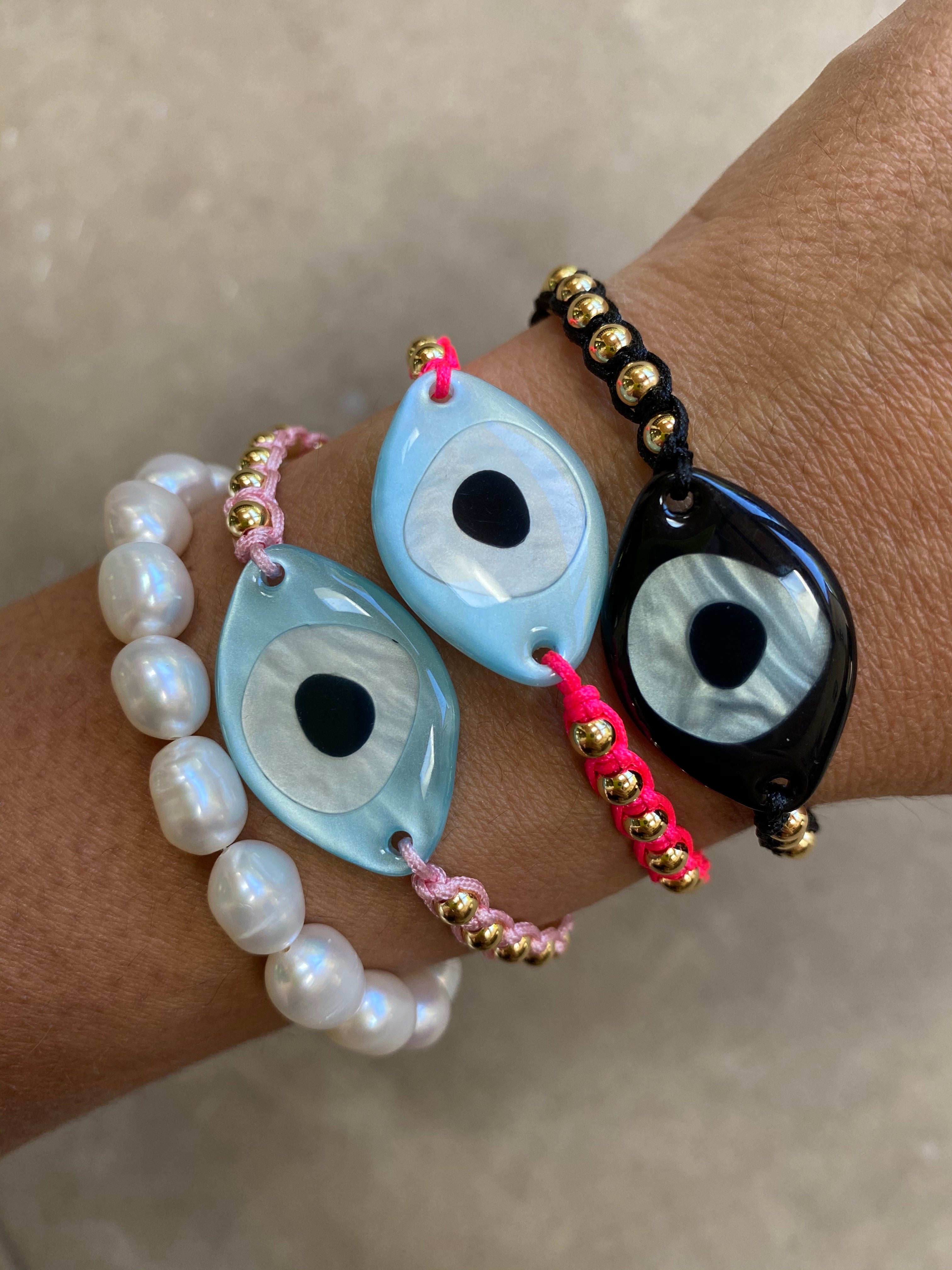 Big evil clearance eye bracelet